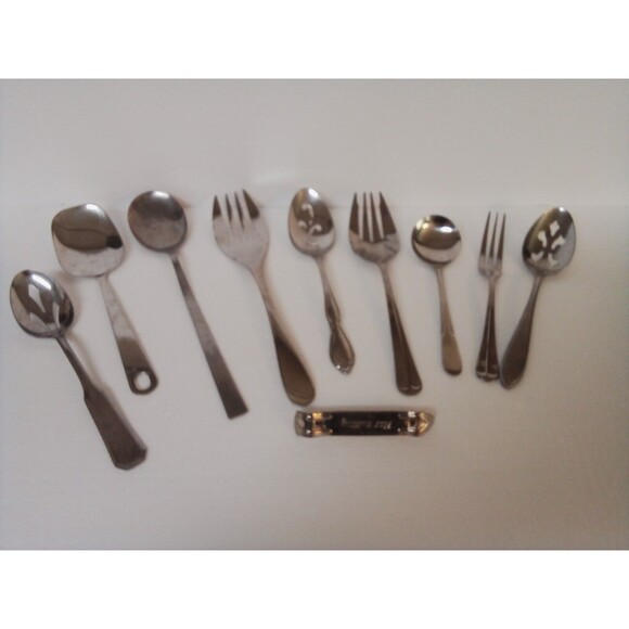 Fork Large Utensil Variety Set Of 10 - Picture 8 of 11
